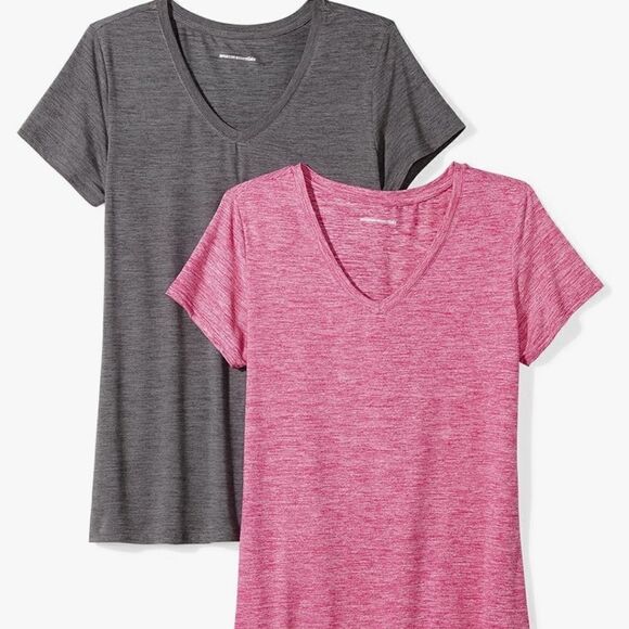 Amazon Essentials active tshirts. Two pack - Picture 1 of 6